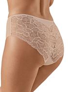 Beautiful panties, plain front, partially lace back